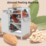 almond peeling machine video